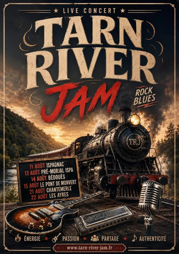 Tarn River Jam sur scène en août 2026